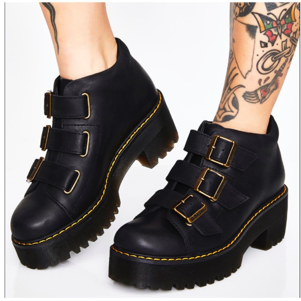 Dr. Martens Black Combat Boots